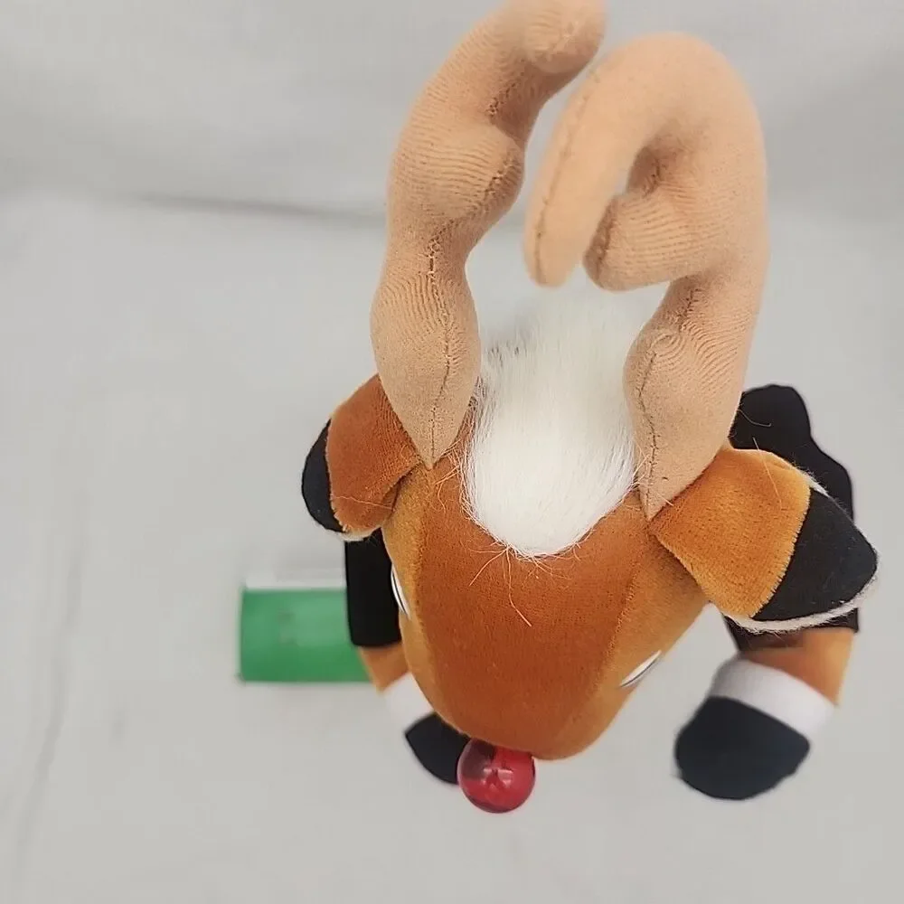 Figure Dancing Musical Rudolph Red Nosed Reindeer Animated W/ Box & Muti-adapter